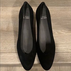 Stuart Weitzmen Black Suede Shoes